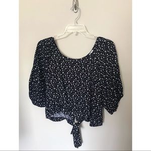 NWOT Tilly's West Of Melrose Open-Back Crop Top